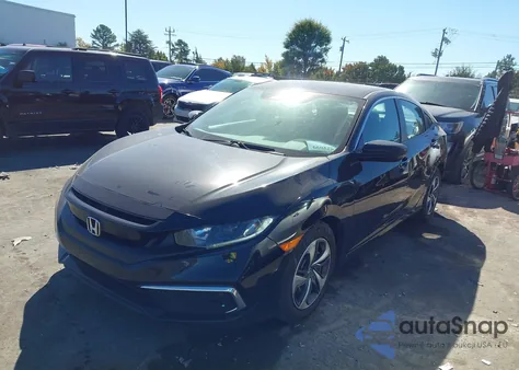 2020 Honda Civic Lx z USA, uszkodzony, nr VIN 2HGFC2F65LH595986